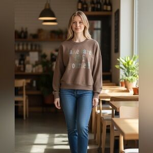 American Eagle Outfitters Chestnut Sweatshirt